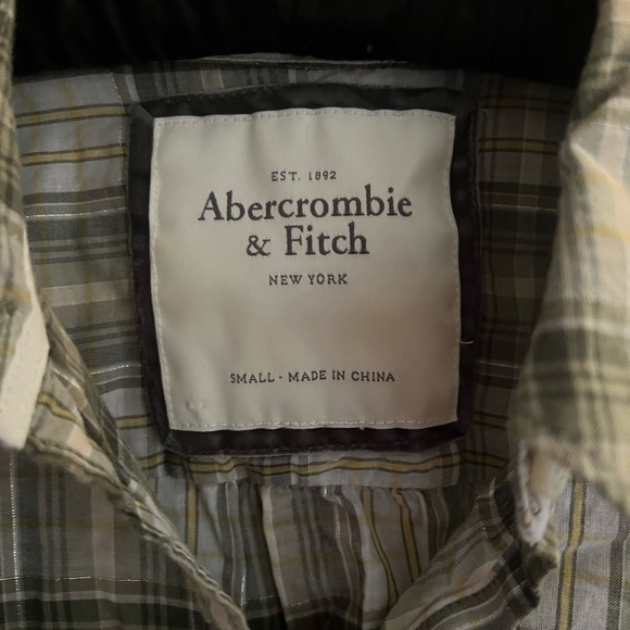 Abercrombie and Fitch plaid button down - Picture 2 of 3